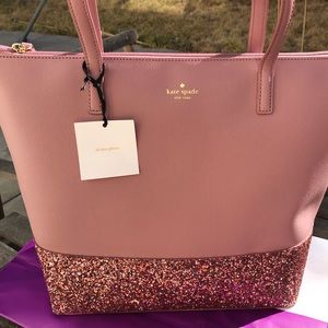Kate spade LARGE Penny Greta Court peony tote bag
